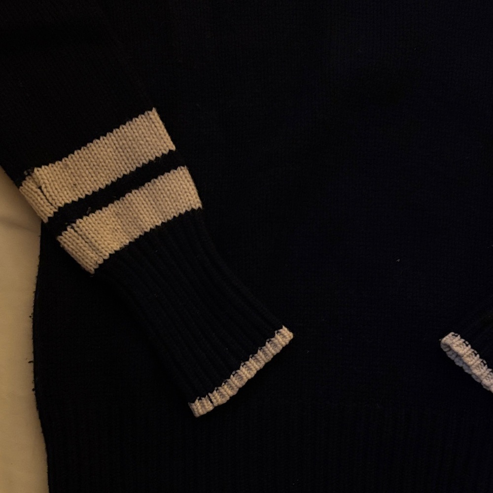 La Ligne Navy Turtleneck Sweater - Picture 4 of 5